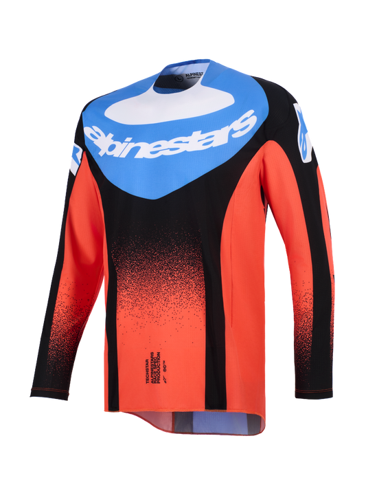 Alpinestars MX26 Techstar Knif Jersey - Orange / Blue / Black