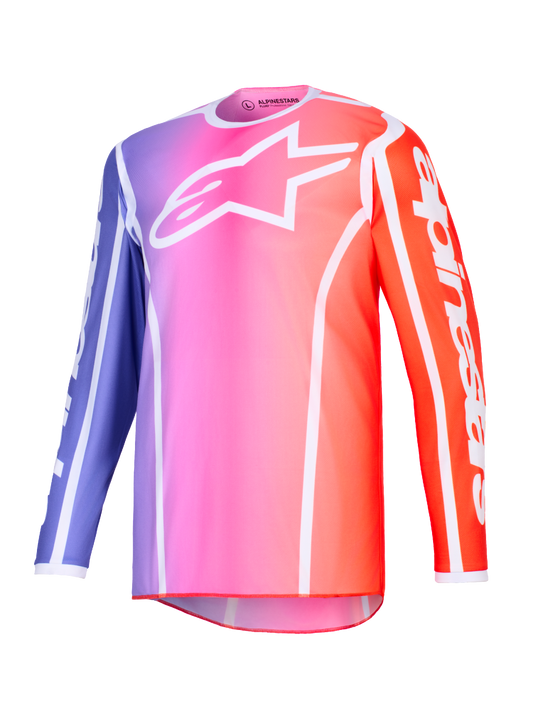 Alpinestars MX26 Fluid Apex Jersey - Pink / Purple