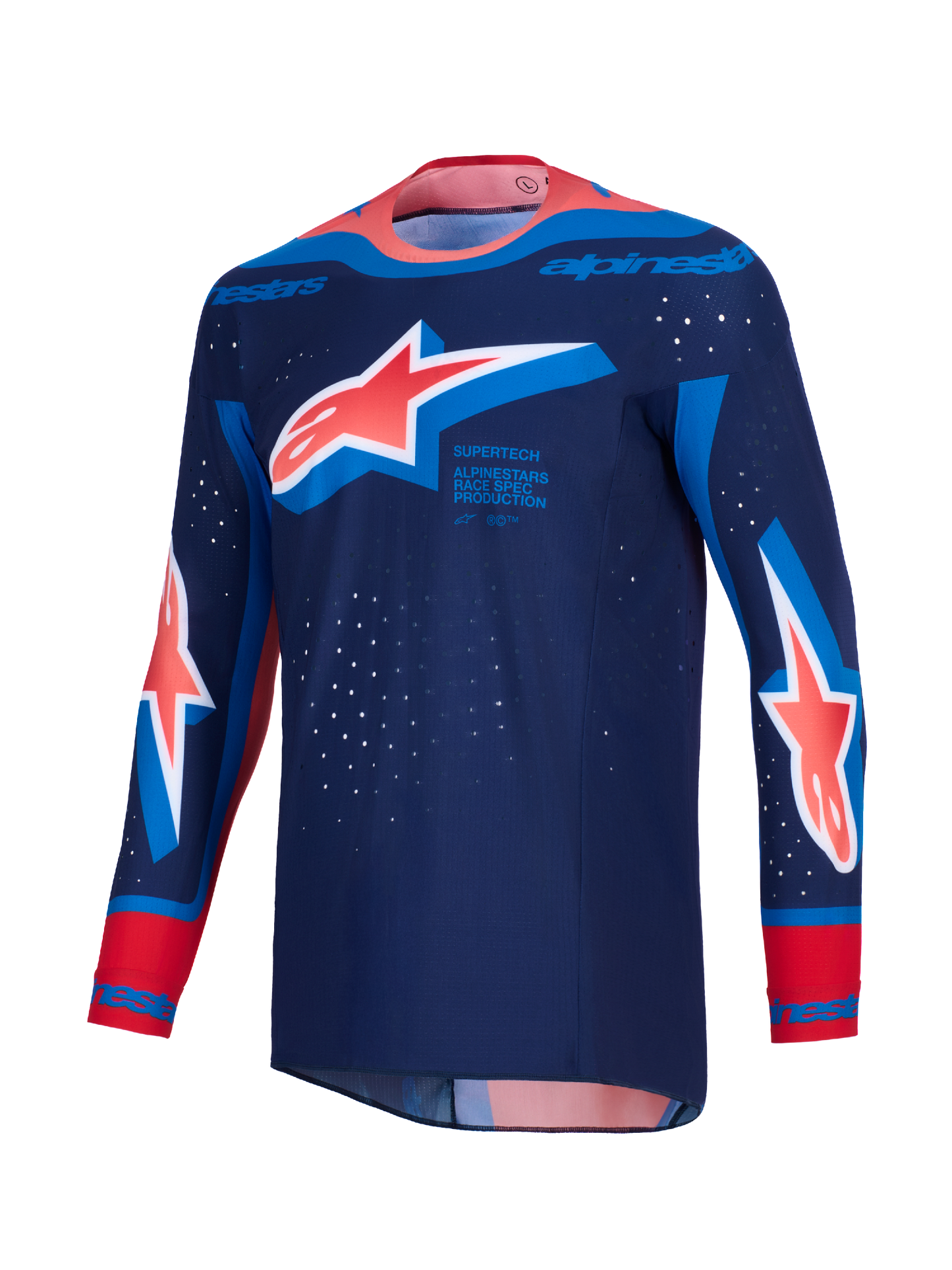 Alpinestars MX26 Supertech Vista Jersey - Black / Orange / Blue