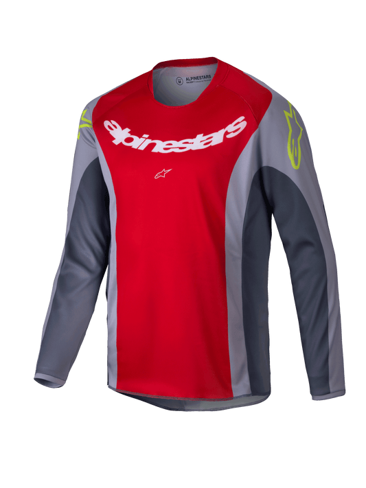 Alpinestars MX25 Youth Racer Melt Jersey Red Grey