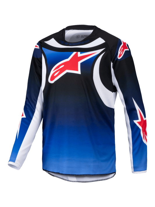 Alpinestars MX25 Youth Racer Wurx Jersey Blue Black