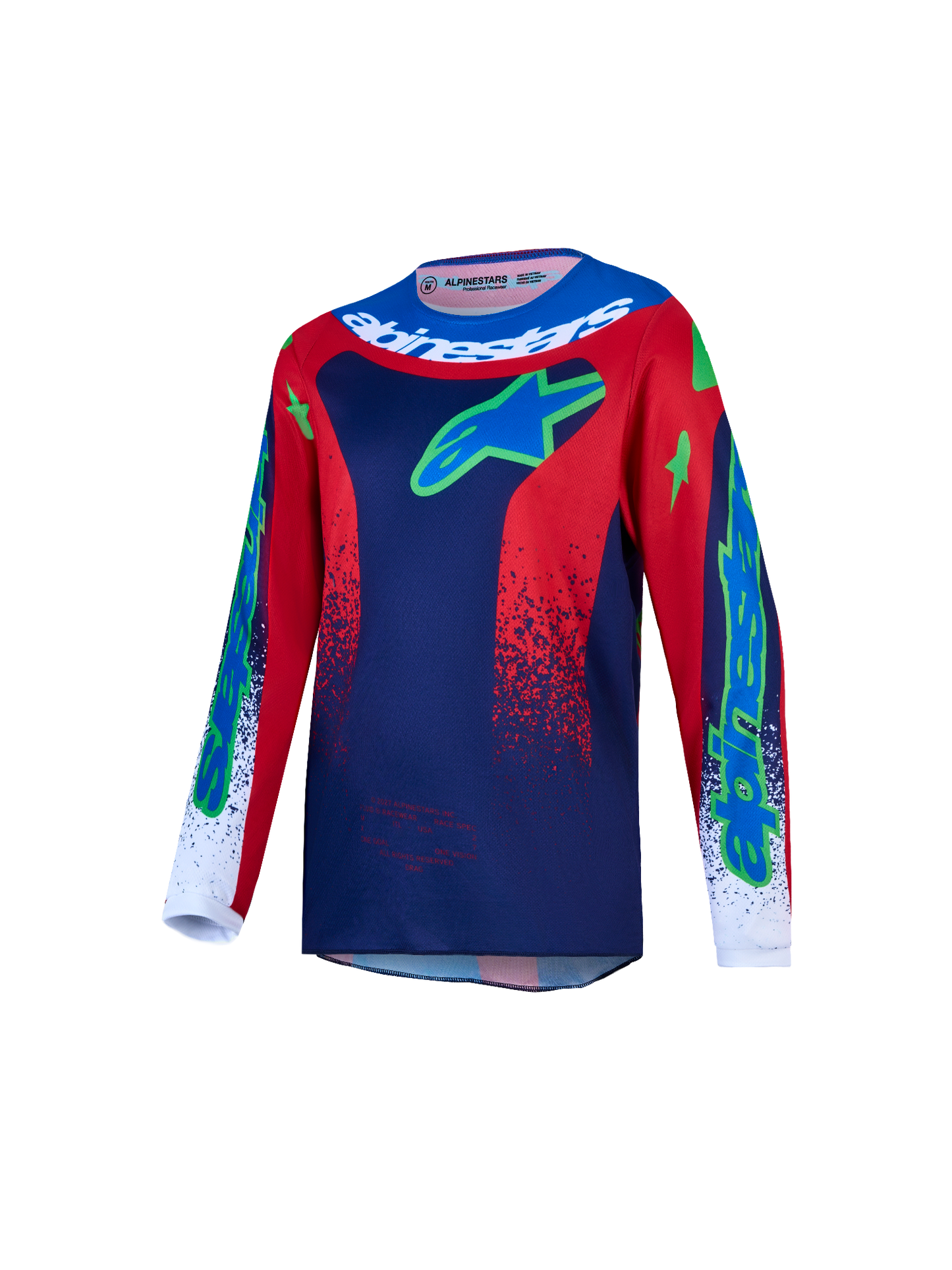 Alpinestars MX27 Youth Fluid Drag Jersey - Blue / Red / White