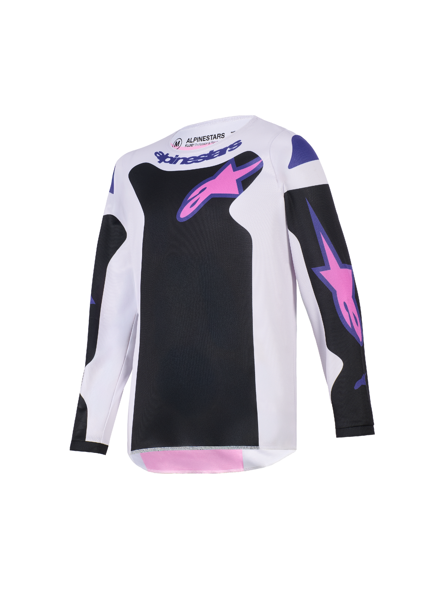 Alpinestars MX26 Youth Fluid Grid Jersey - Grey / Purple