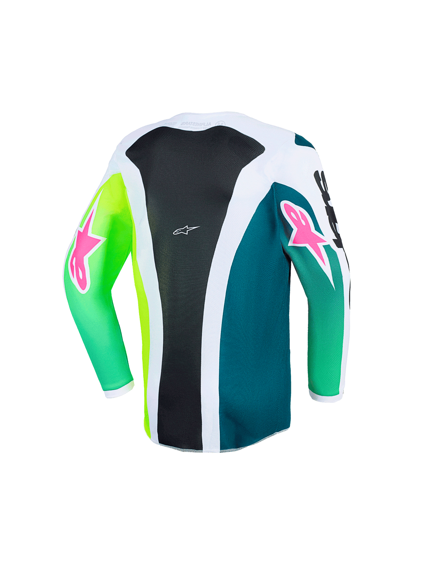 Alpinestars MX26 Youth Fluid Portl Jersey - Green / Pink
