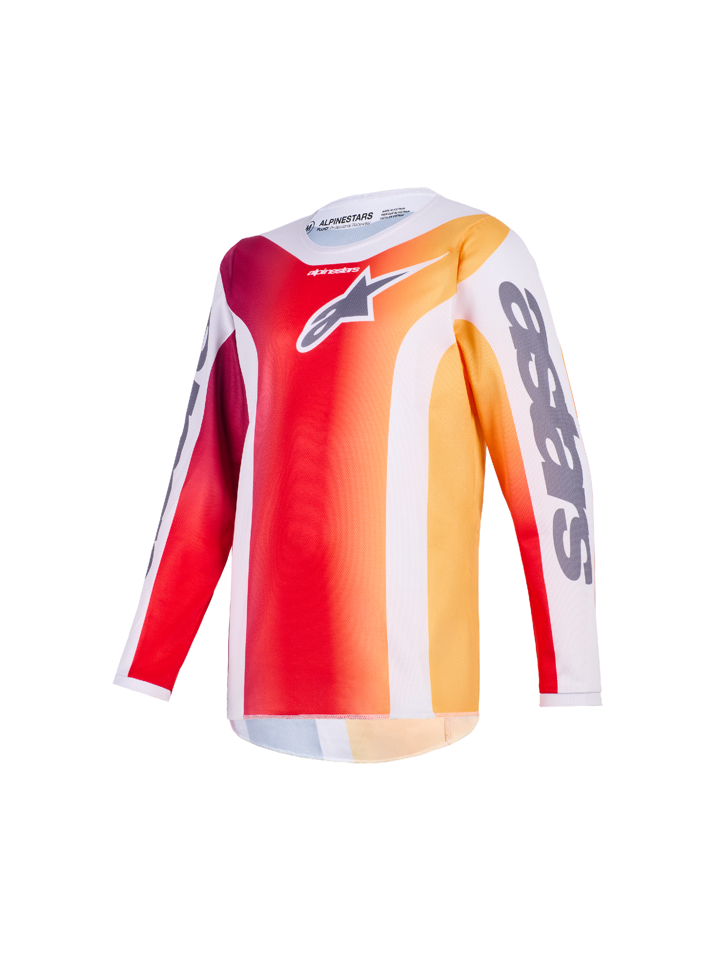 Alpinestars MX26 Youth Fluid Portl Jersey - Red / Grey