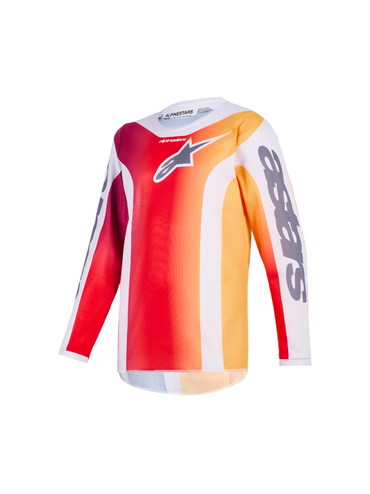 Alpinestars MX26 Youth Fluid Portl Jersey - Red / Grey