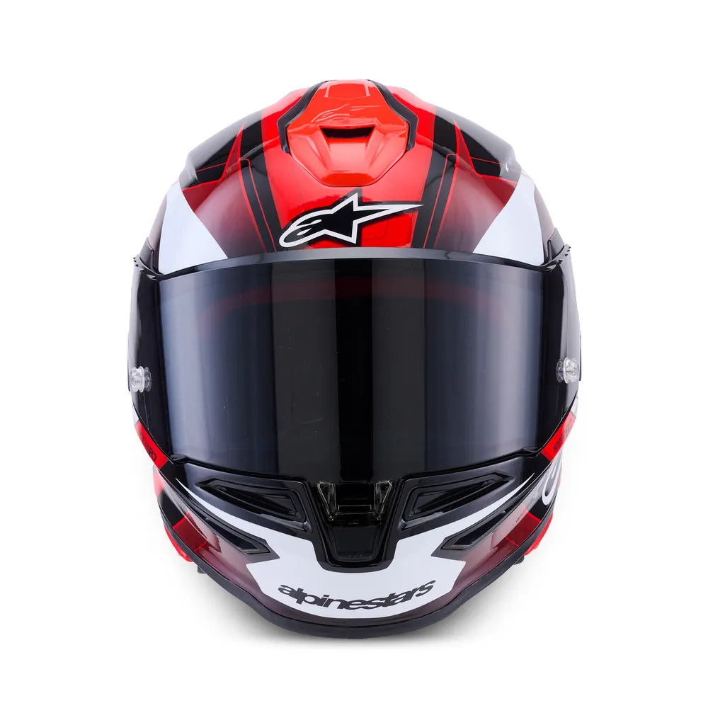 Alpinestars Supertech R7 Kinetis Helmet - Black / White / Red