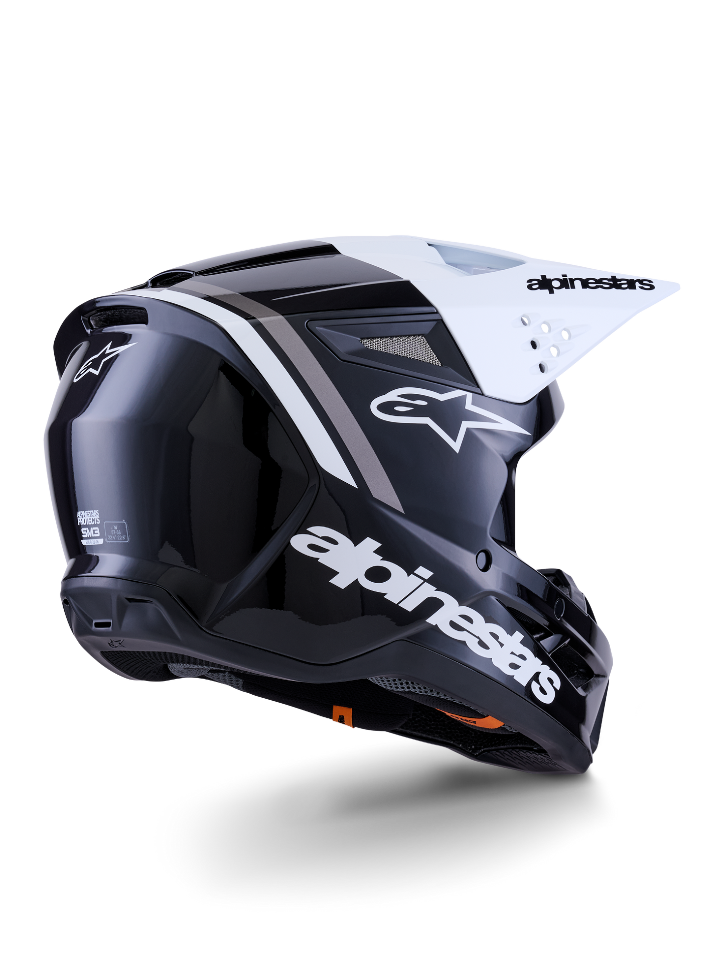 Alpinestars SM3 Radium Helmet - Black / White