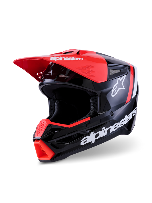 Alpinestars SM3 Radium Helmet - Black / Red / White