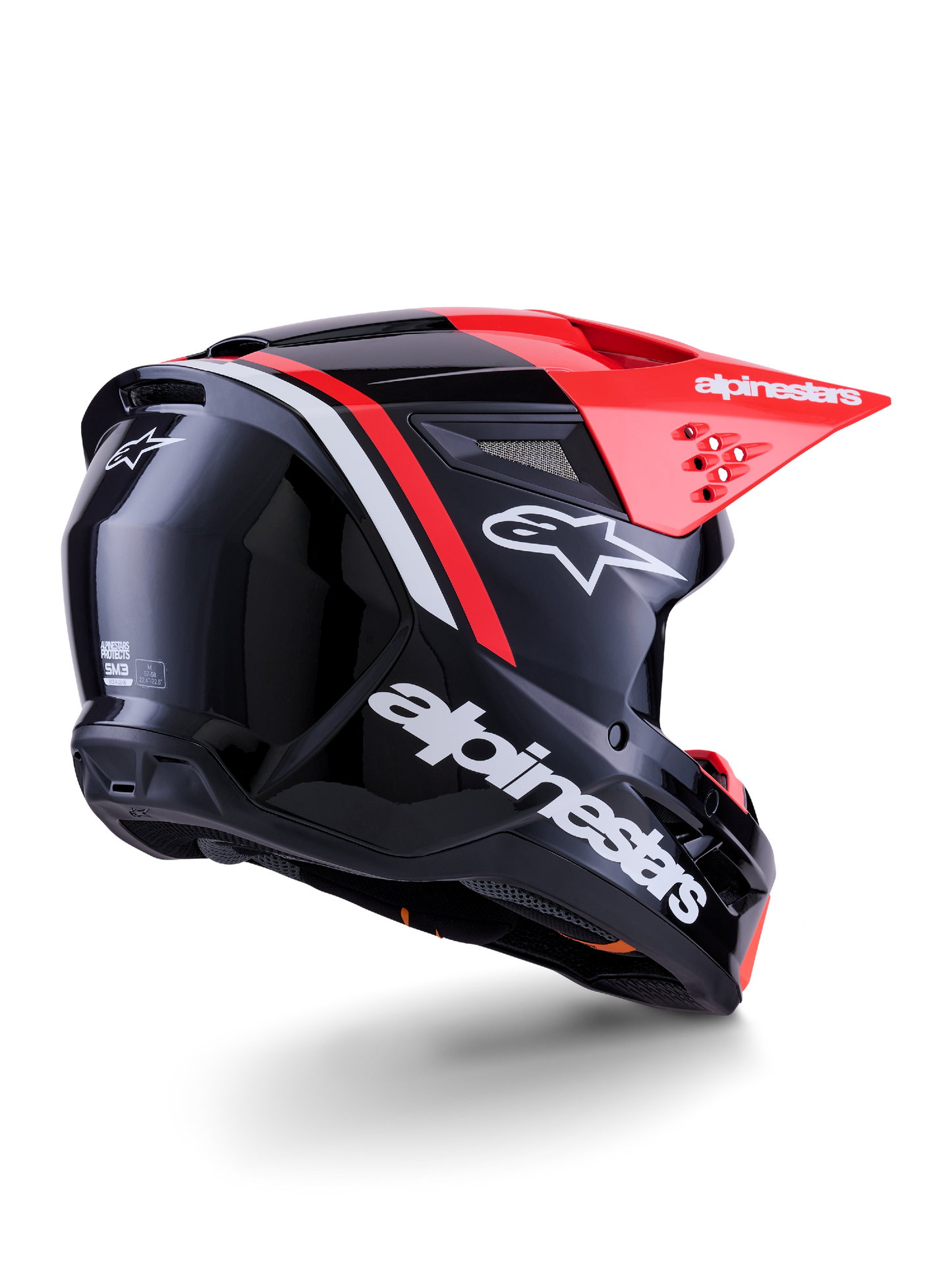 Alpinestars SM3 Radium Helmet - Black / Red / White