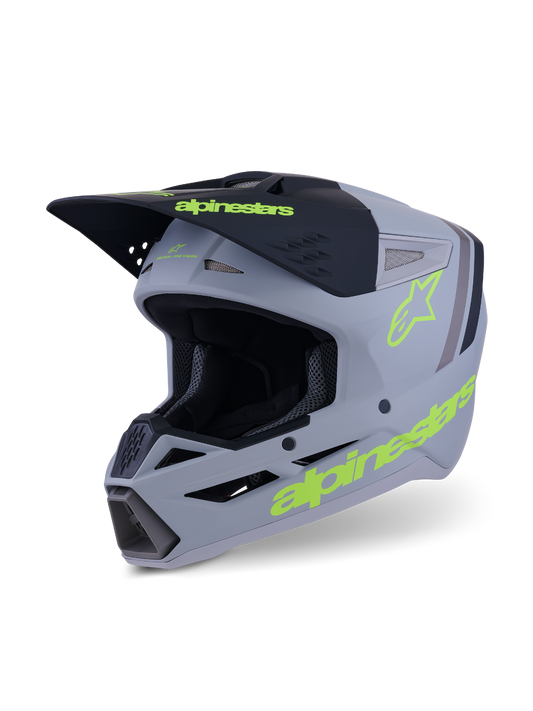 Alpinestars SM3 Radium Helmet - Grey / Black / Hi-Vis