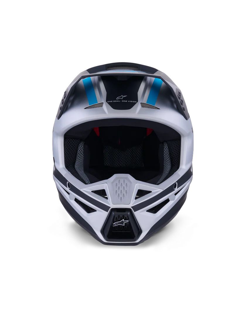 Alpinestars SM3 Heat Helmet - Silver / Blue / Black