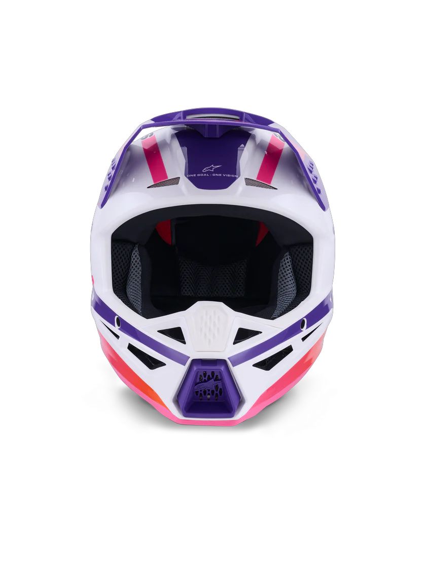 Alpinestars SM3 Heat Helmet - White / Purple / Pink