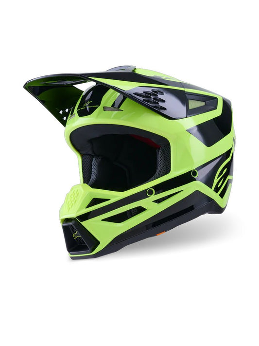 Alpinestars SM3 Heat Helmet - Yellow / Gloss / Black