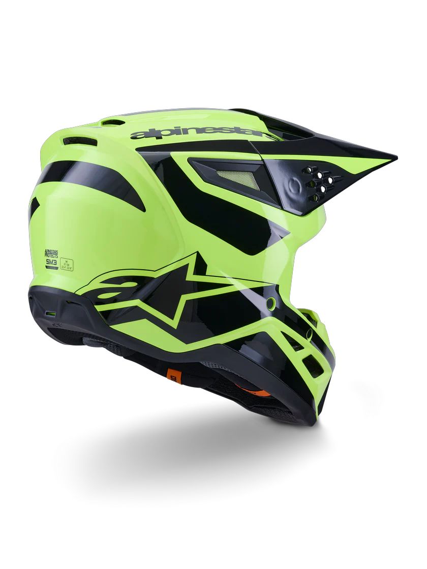 Alpinestars SM3 Heat Helmet - Yellow / Gloss / Black