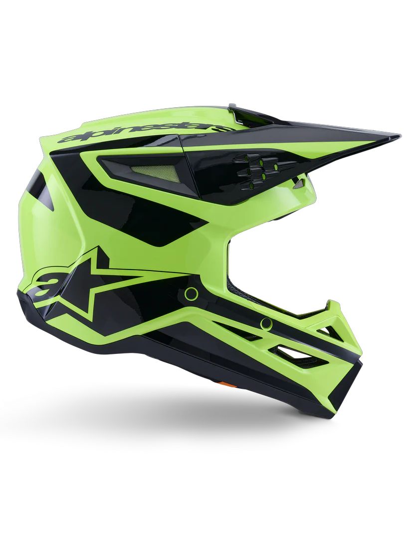 Alpinestars SM3 Heat Helmet - Yellow / Gloss / Black
