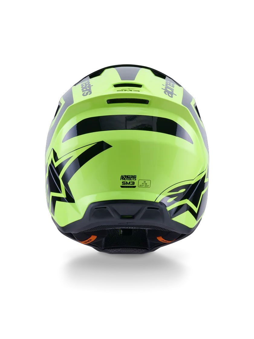 Alpinestars SM3 Heat Helmet - Yellow / Gloss / Black