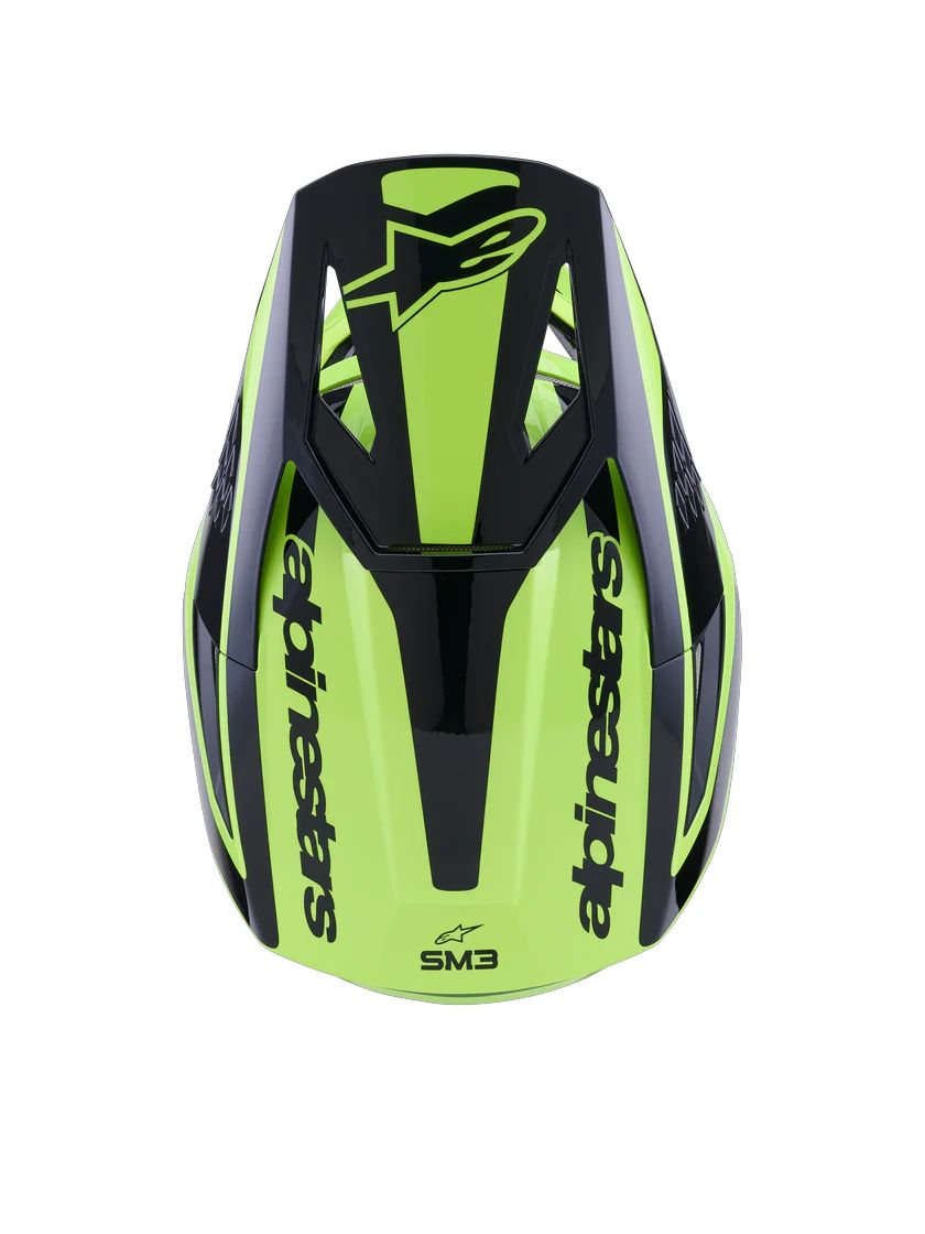 Alpinestars SM3 Heat Helmet - Yellow / Gloss / Black