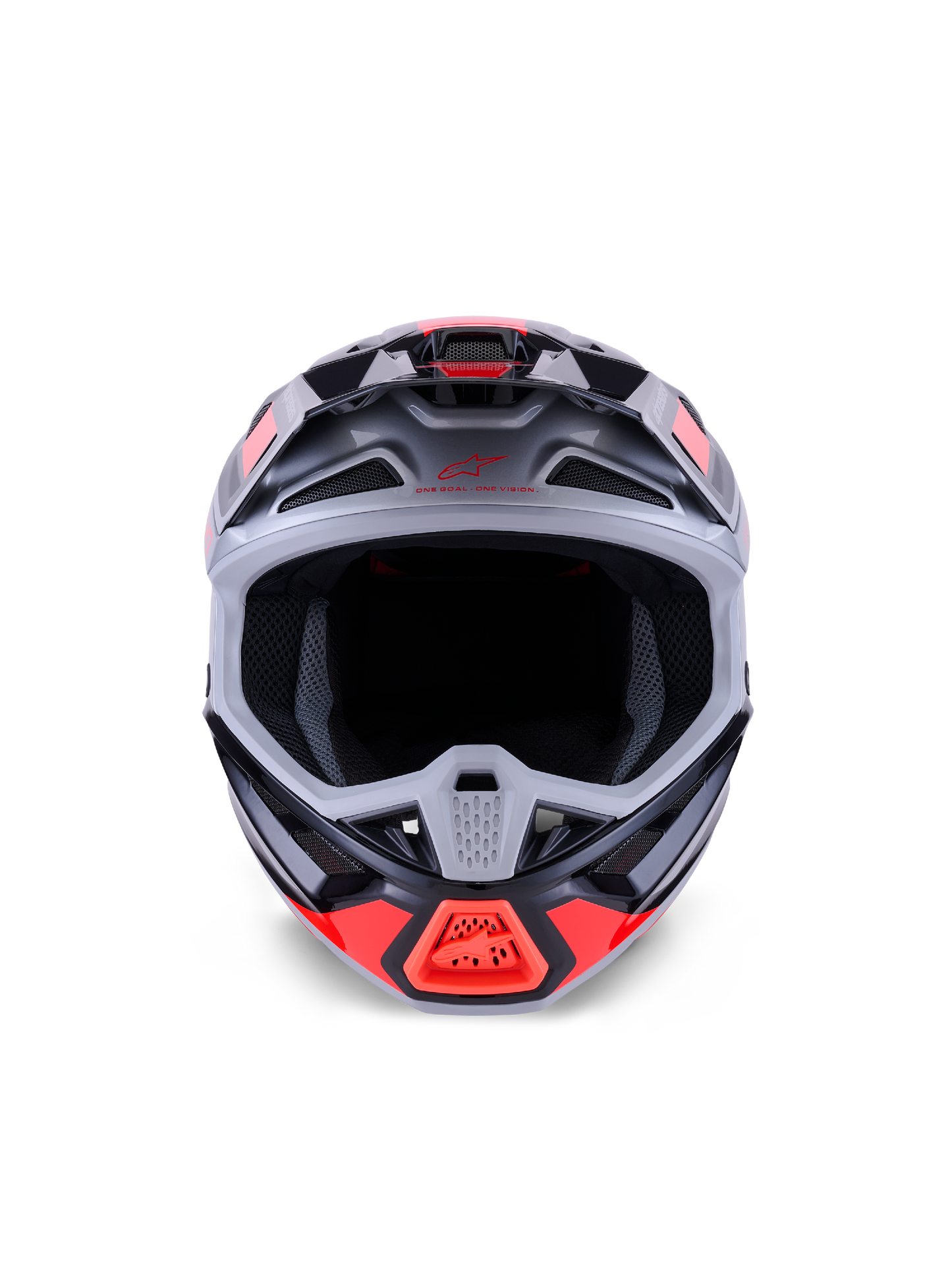Alpinestars SM7 Rise Helmet - Black / Silver / Red