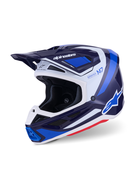 Alpinestars SM7 Rise Helmet - Blue / White
