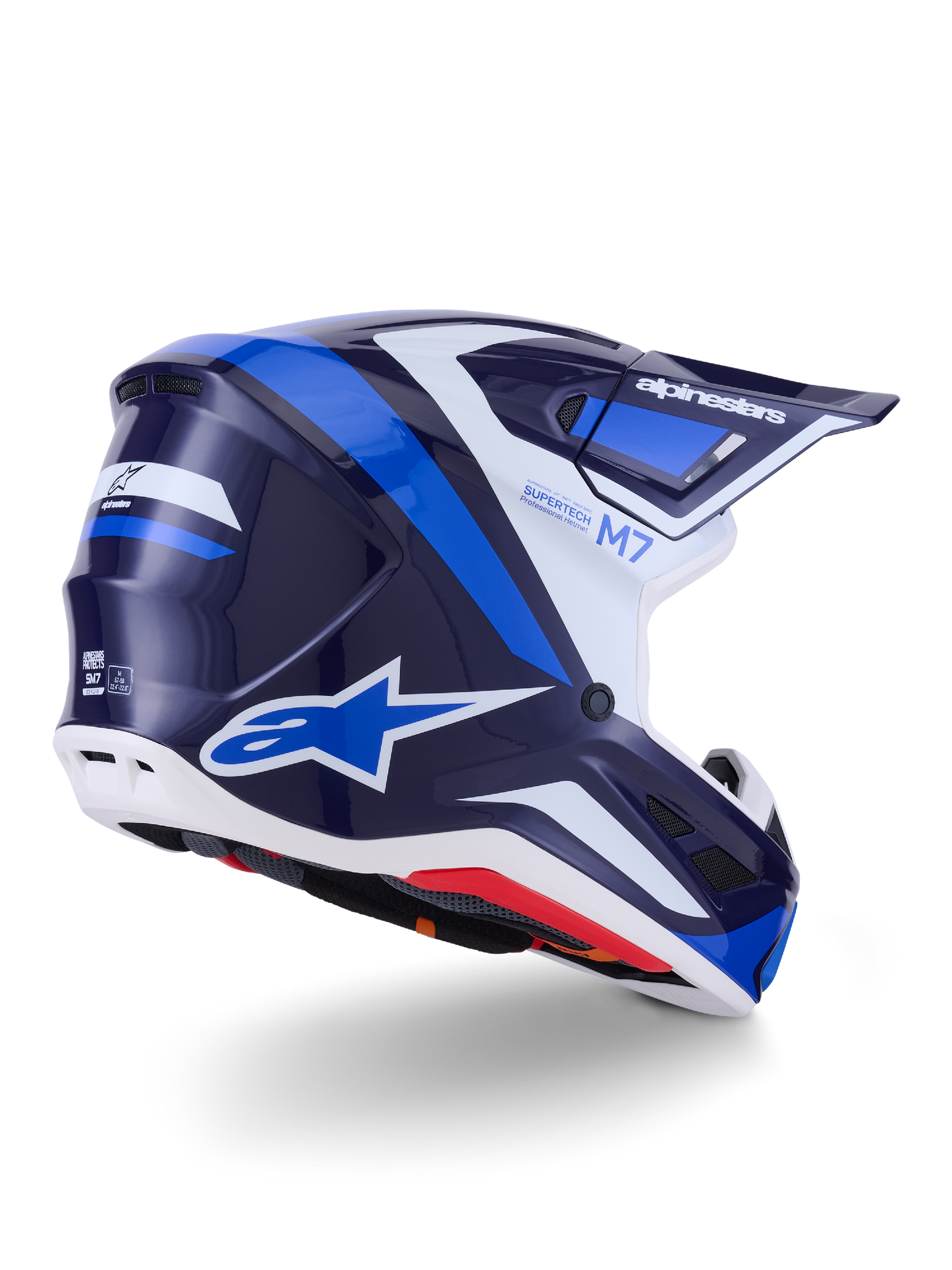 Alpinestars SM7 Rise Helmet - Blue / White