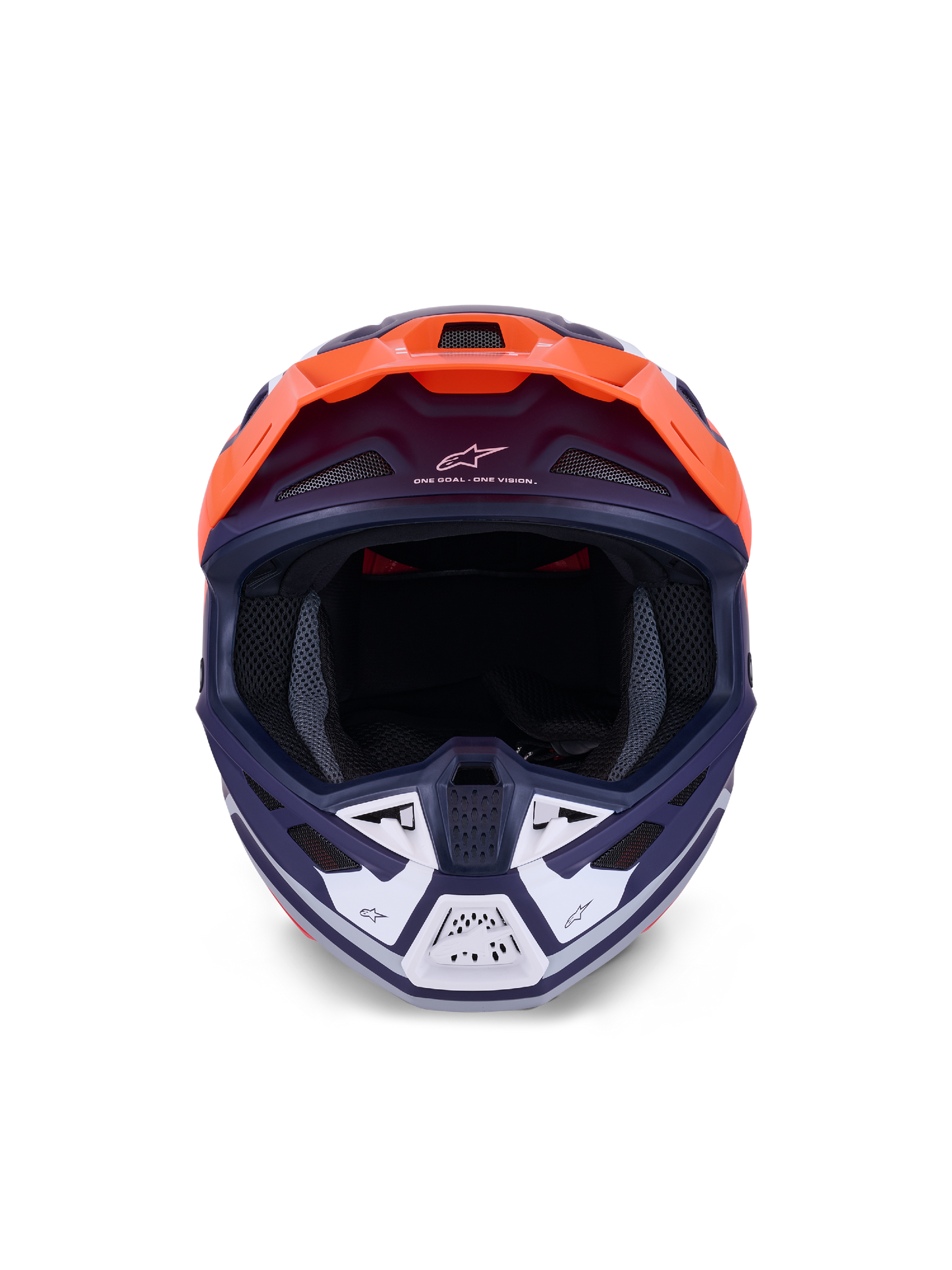 Alpinestars SM7 Core Helmet - Orange / Blue / White
