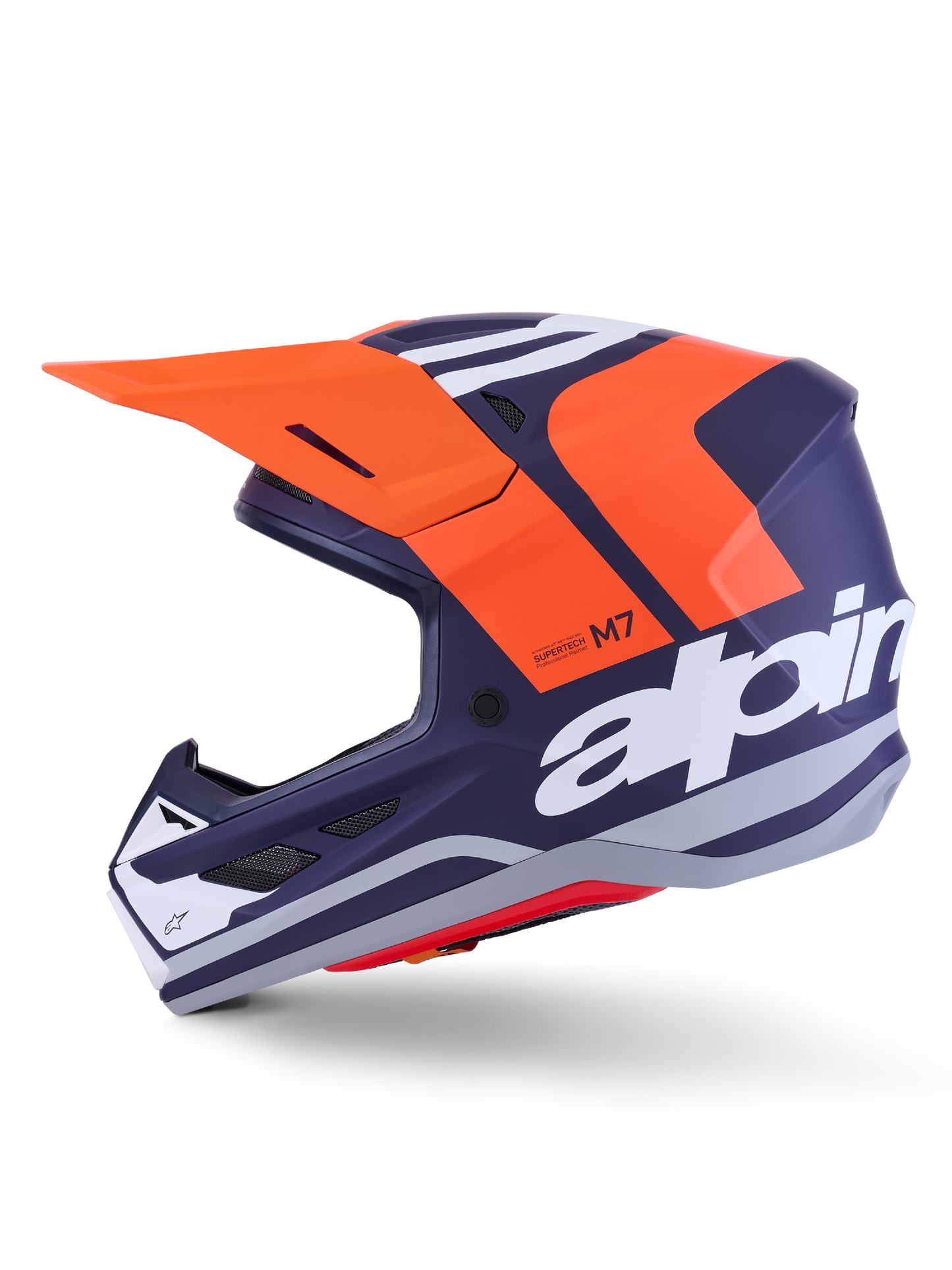 Alpinestars SM7 Core Helmet - Orange / Blue / White