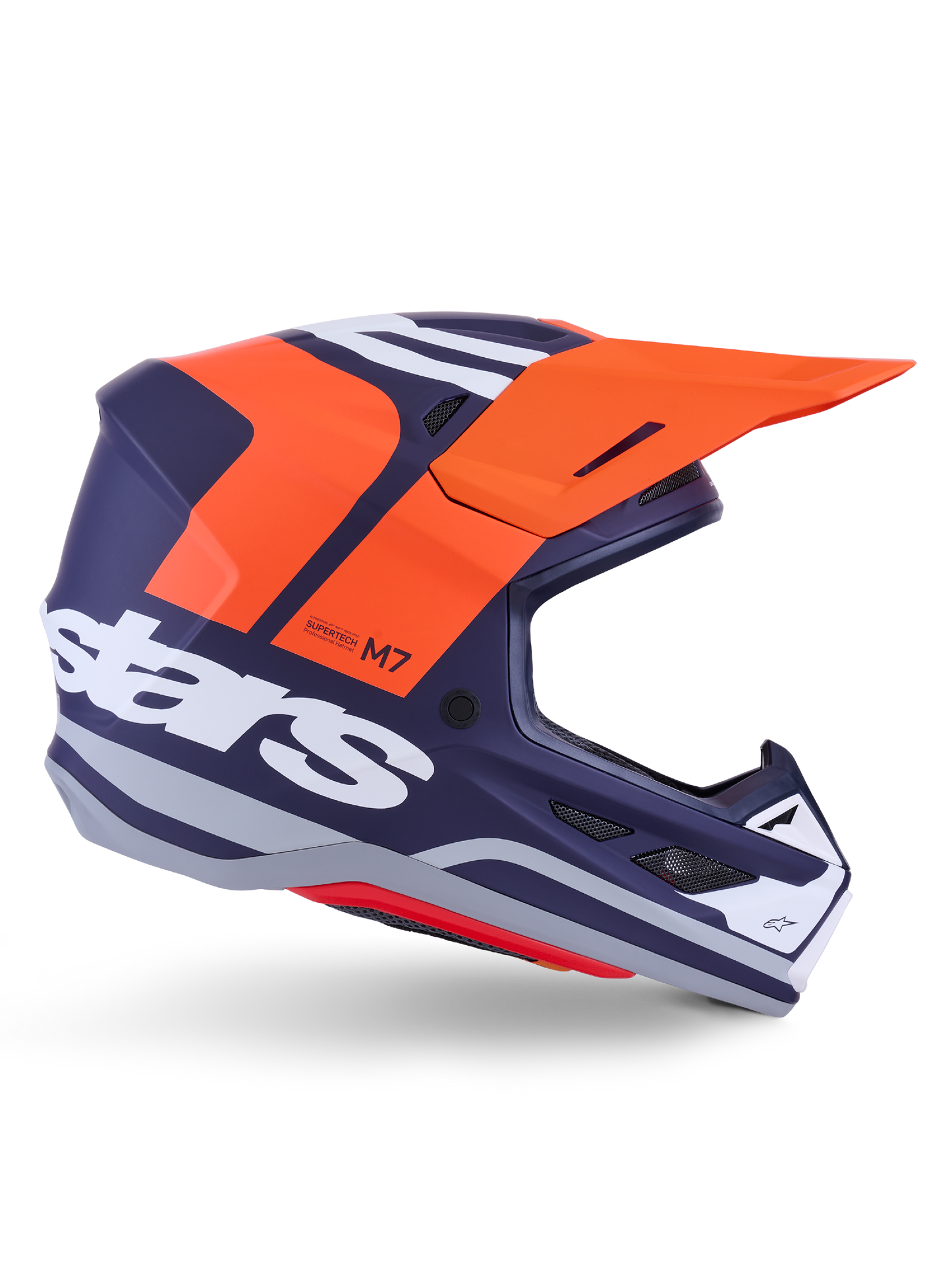 Alpinestars SM7 Core Helmet - Orange / Blue / White