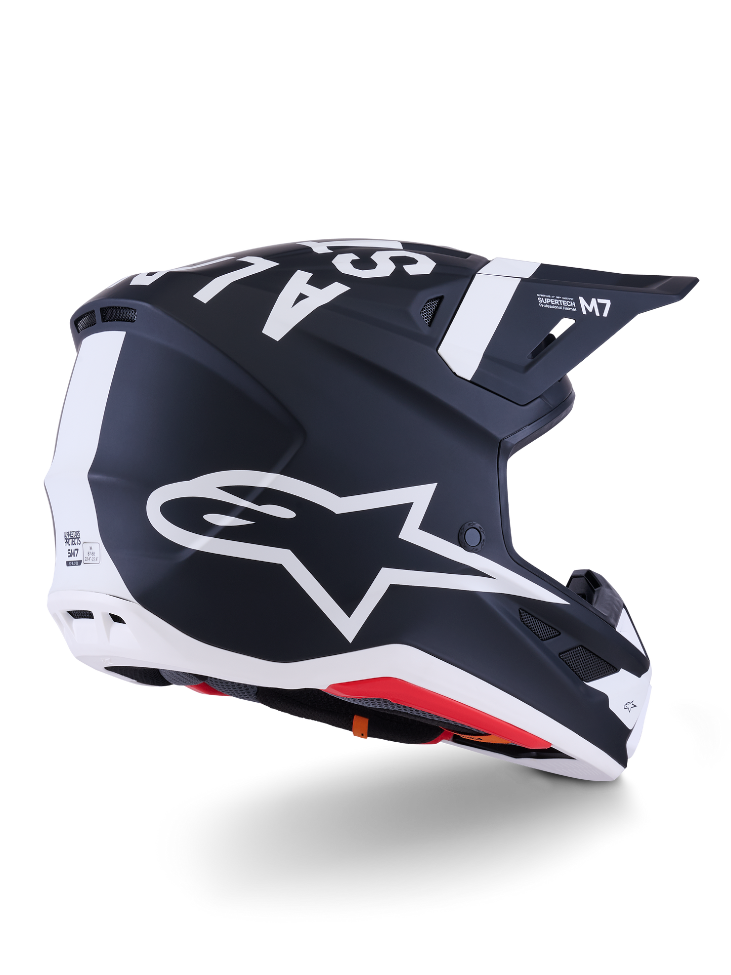 Alpinestars SM7 Dasher Helmet - Black / White