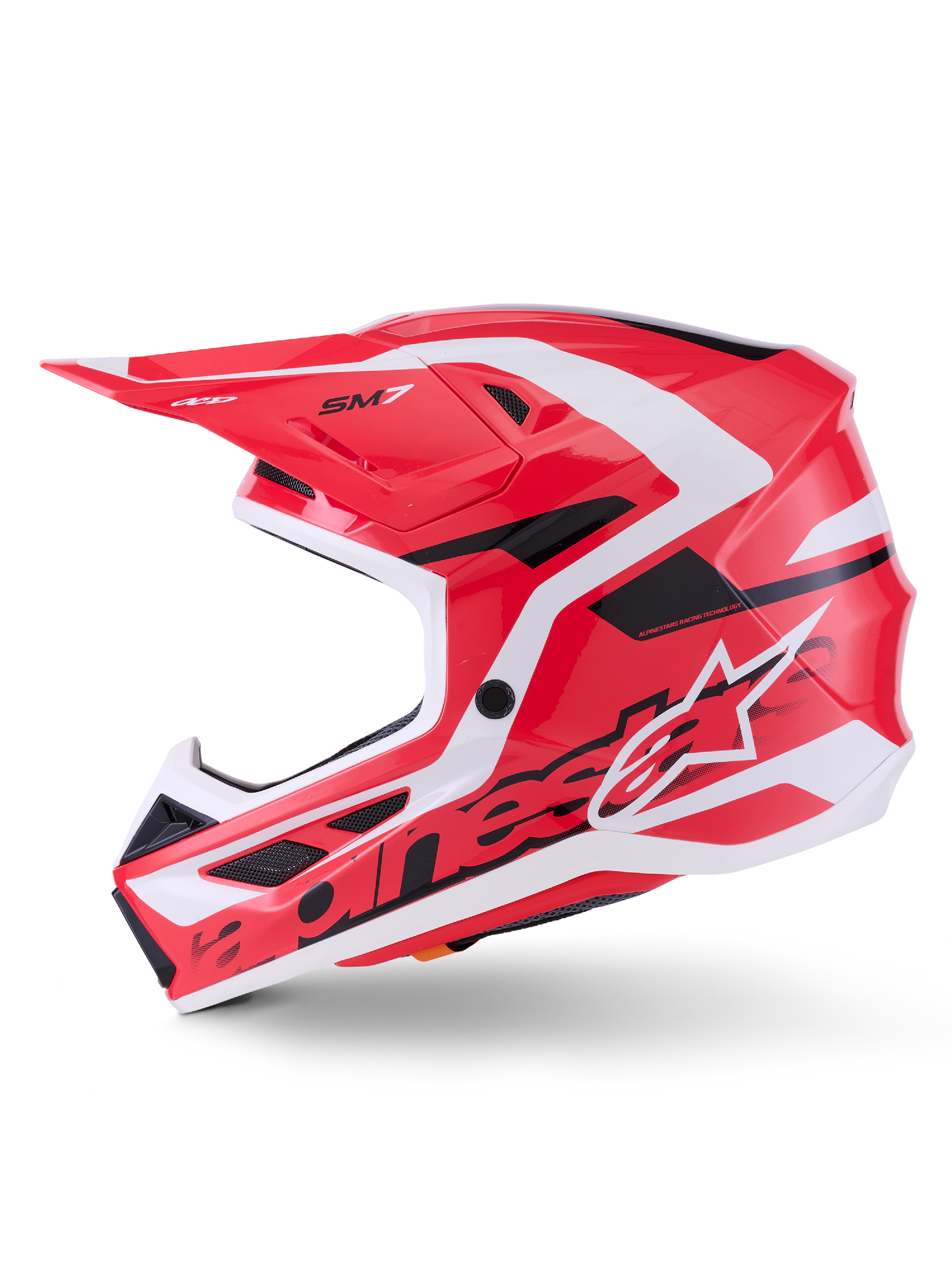 Alpinestars SM7 Deed Helmet - Red / Black