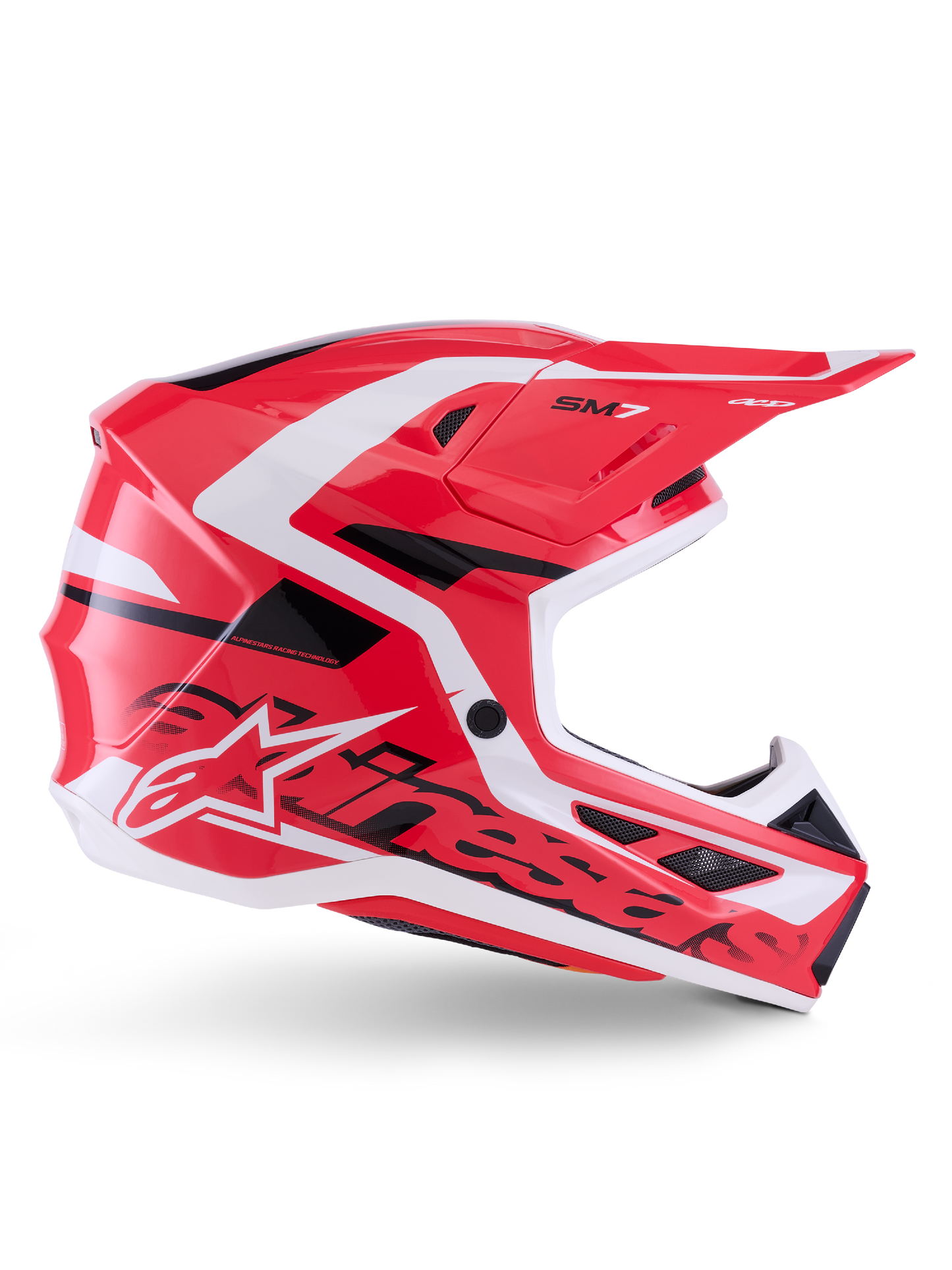 Alpinestars SM7 Deed Helmet - Red / Black