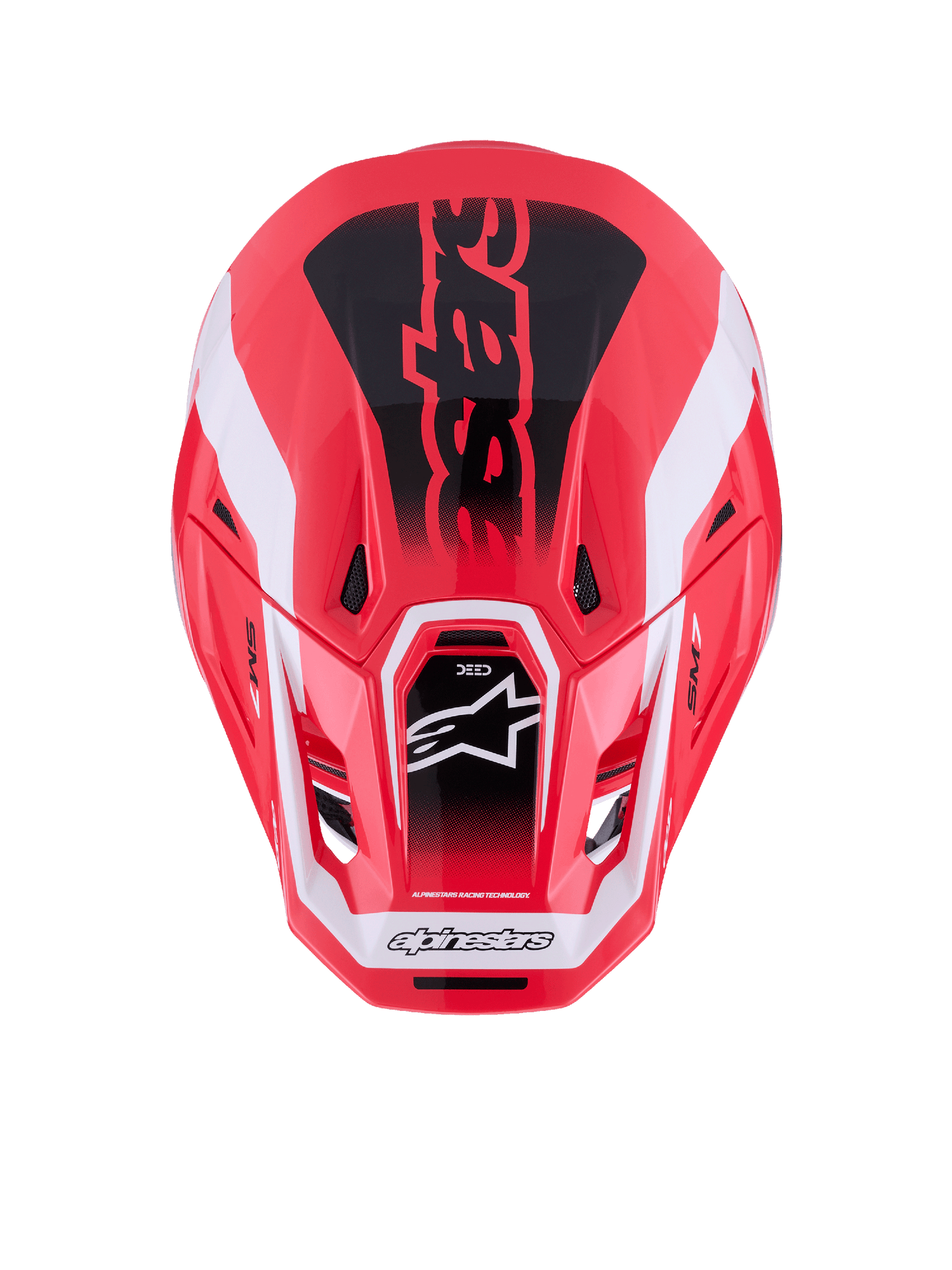 Alpinestars SM7 Deed Helmet - Red / Black