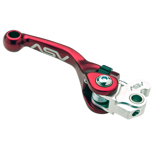ASV F4 Shorty Off Road Brake Lever - Red