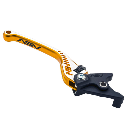 ASV C5 Long Brake Lever - Gold Bicolore