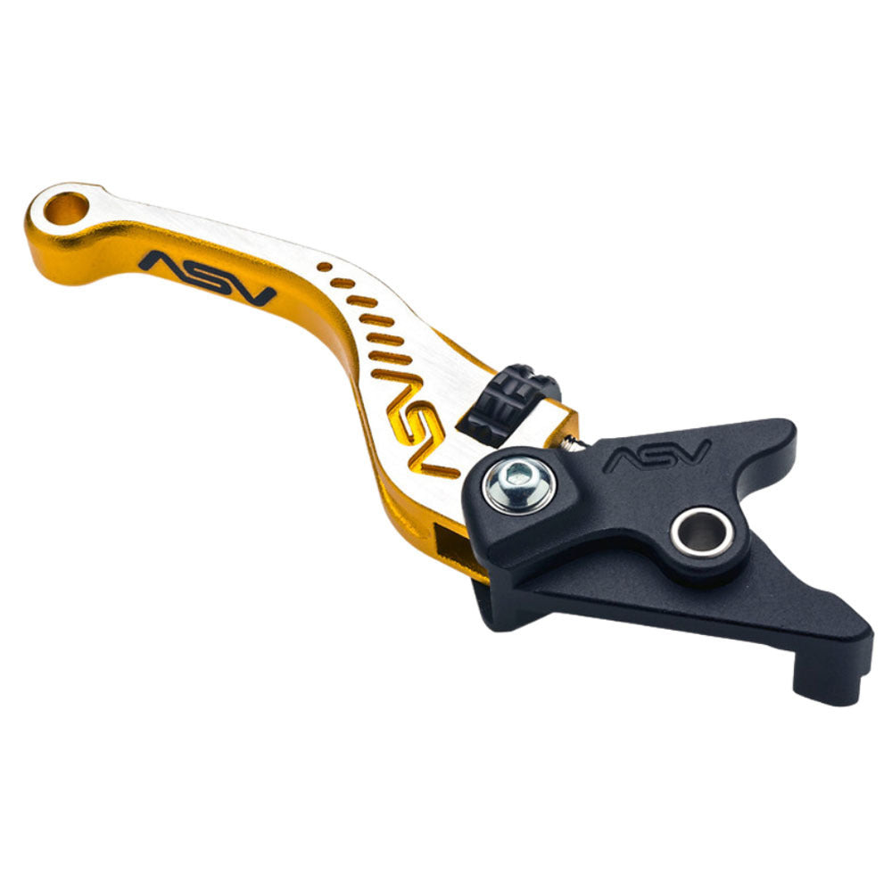 ASV C5 Shorty Brake Lever - Gold Bicolore