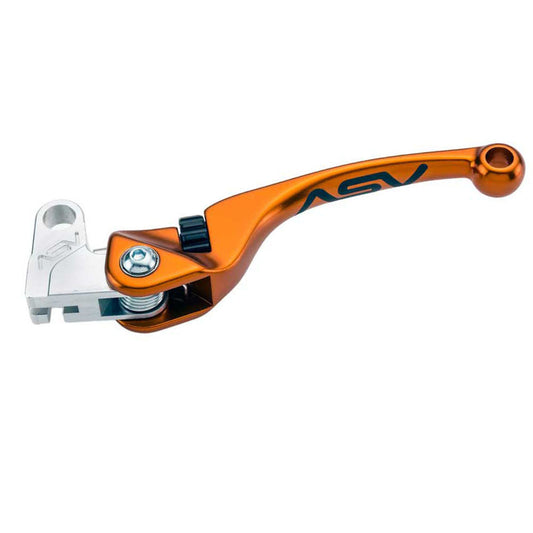 ASV F4 Long Off Road Clutch Lever - Orange