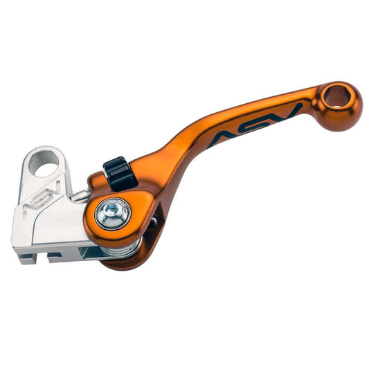 ASV F4 Shorty Off Road Clutch Lever - Orange