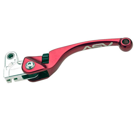 ASV F4 Long Off Road Clutch Lever - Red