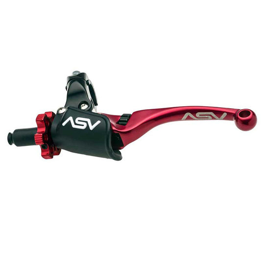 ASV F4 Long Off Road Clutch Lever - Red