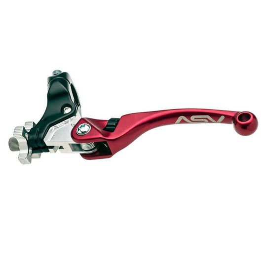 ASV F4 Long Clutch Lever - Red