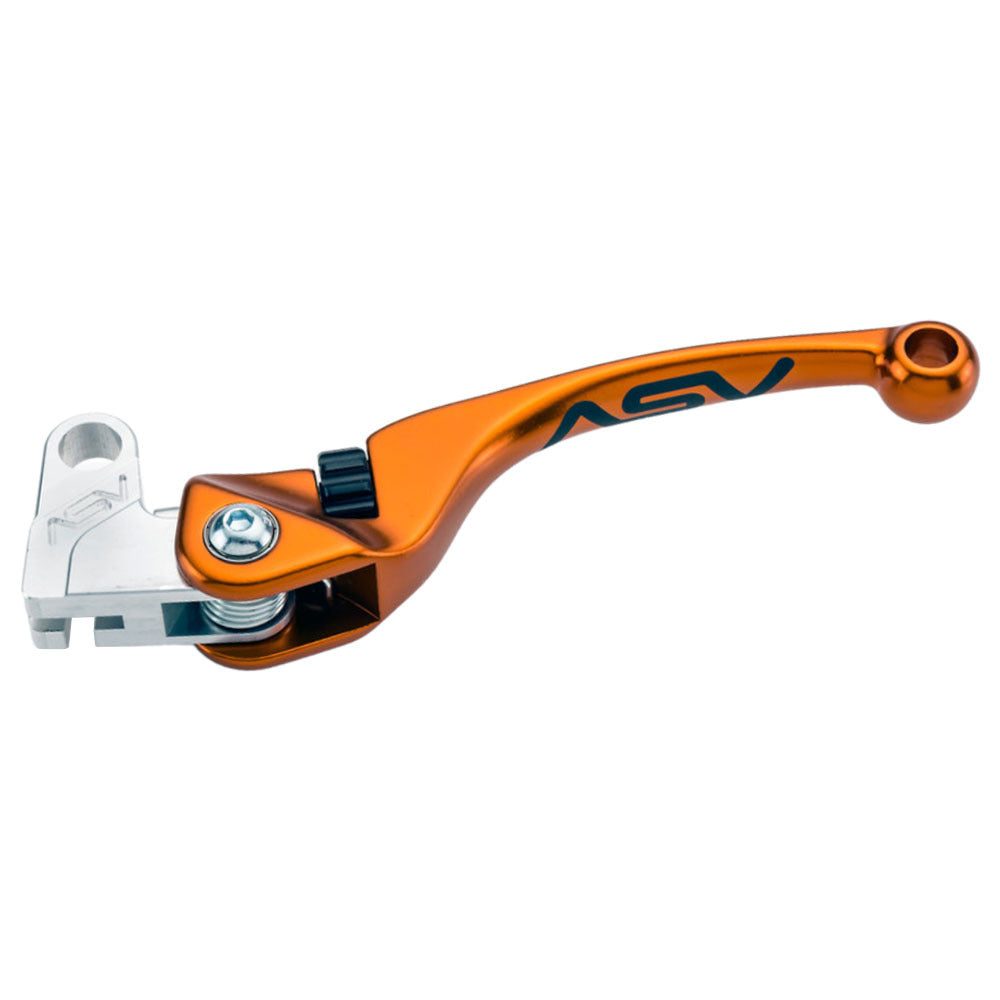 ASV F4 Long Off Road Clutch Lever - Orange