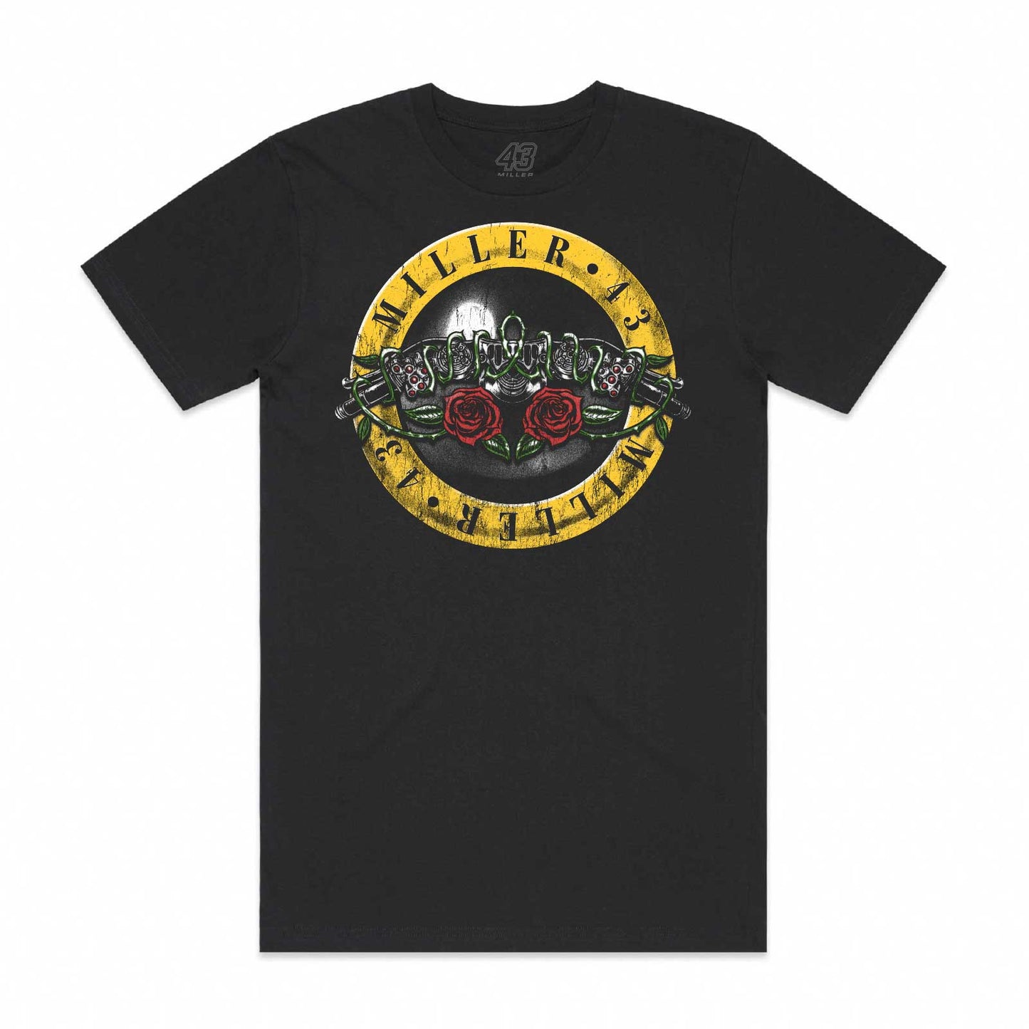 Jack Miller 43 Bars N Roses Tee - Black