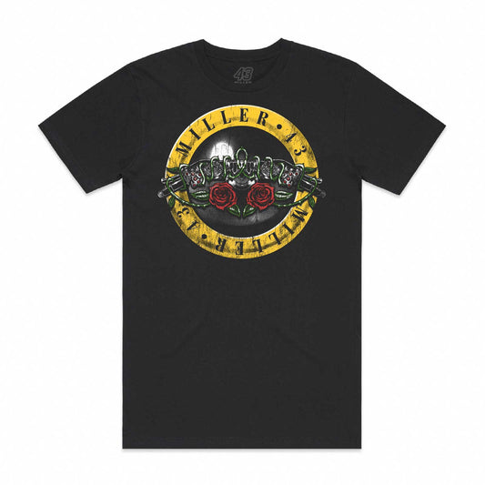 Jack Miller 43 Bars N Roses Tee - Black