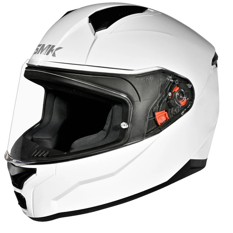 SMK Youth Bionic Helmet - White GL100