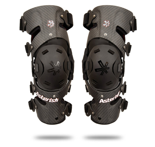 Asterisk Carbon Cell Pro 1.2 Knee Brace - Pair
