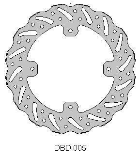 Delta  D-Pad Disc Rotor DBD005