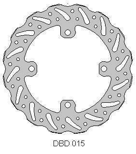 Delta  D-Pad Disc Rotor DBD015