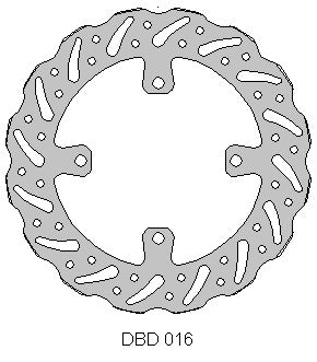 Delta  D-Pad Disc Rotor DBD016