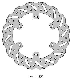 Delta  D-PAd Disc Rotor DBD022