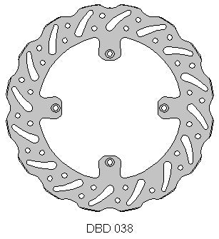Delta  D-Pad Disc Rotor DBD038